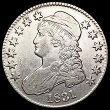 1831 Capped Bust Half Dollar CLOSELY UNCIRCULATED