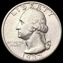 1932-S Washington Silver Quarter CLOSELY UNCIRCULATED