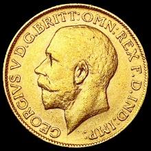 1911 Great Britain Sovereign .2355oz AGW UNCIRCULATED