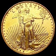 1999 $5 1/10th oz American Gold Eagle SUPERB GEM BU