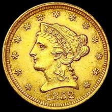 1852 $2.50 Gold Quarter Eagle UNCIRCULATED