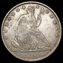 1840-O Seated Liberty Half Dollar CLOSELY UNCIRCULATED