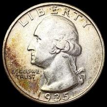 1935-S Washington Silver Quarter UNCIRCULATED