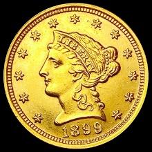 1899 $2.50 Gold Quarter Eagle UNCIRCULATED