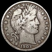 1902 Barber Half Dollar LIGHTLY CIRCULATED