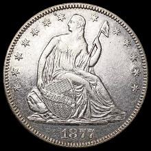 1877 Seated Liberty Half Dollar CLOSELY UNCIRCULATED