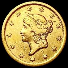 1852-O Rare Gold Dollar CLOSELY UNCIRCULATED