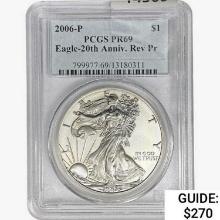 2006-P Silver Eagle PCGS PR69 REV PR