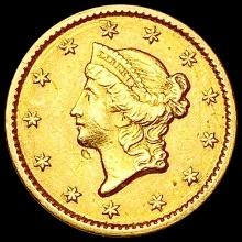 1853 Ty I Rare Gold Dollar CLOSELY UNCIRCULATED