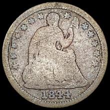 1844-O Seated Liberty Half Dime NICELY CIRCULATED