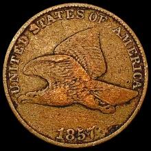 1857 Flying Eagle Cent NICELY CIRCULATED