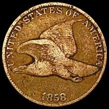 1858/7 Flying Eagle Cent NICELY CIRCULATED