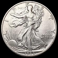 1936-D Walking Liberty Half Dollar CLOSELY UNCIRCULATED