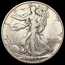 1928-S Walking Liberty Half Dollar CLOSELY UNCIRCULATED