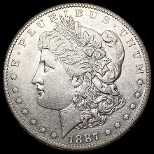 1887-S Morgan Silver Dollar CHOICE AU