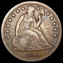 1850-O Seated Liberty Dollar CLOSELY UNCIRCULATED