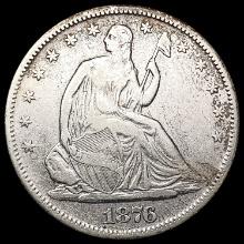 1876-S Seated Liberty Half Dollar NEARLY UNCIRCULATED