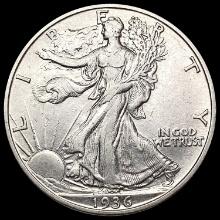 1936-S Walking Liberty Half Dollar CLOSELY UNCIRCULATED