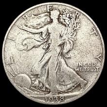 1938-D Walking Liberty Half Dollar NICELY CIRCULATED