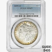 1899-O Morgan Silver Dollar PCGS MS65