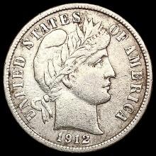 1912-S Barber Dime CLOSELY UNCIRCULATED