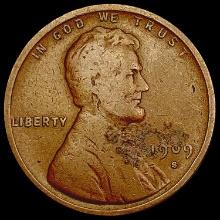 1909-S VDB Wheat Cent NICELY CIRCULATED