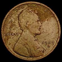 1909-S Wheat Cent LIGHTLY CIRCULATED