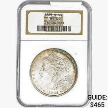 1885-O Morgan Silver Dollar NGC MS65