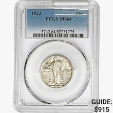 1923 Standing Liberty Quarter PCGS MS64