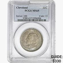 1936 Cleveland Half Dollar PCGS MS65