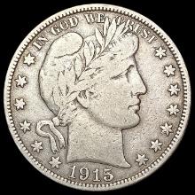 1915 Barber Half Dollar NICELY CIRCULATED