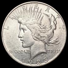 1923-D Silver Peace Dollar CLOSELY UNCIRCULATED