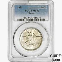 1935 Texas Half Dollar PCGS MS66