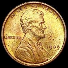 1909 VDB RED Wheat Cent UNCIRCULATED