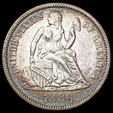 1886 Seated Liberty Dime UNCIRCULATED