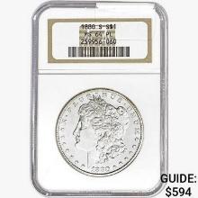 1880-S Morgan Silver Dollar NGC MS64 PL