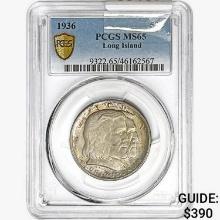 1936 Long Island Half Dollar PCGS MS65