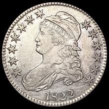 1822 Capped Bust Half Dollar LIGHTLY CIRCULATED