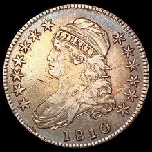 1810 Capped Bust Half Dollar NEARLY UNCIRCULATED