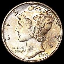 1943-S Mercury Dime CHOICE BU