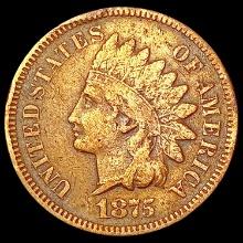 1875 Indian Head Cent LIGHTLY CIRCULATED