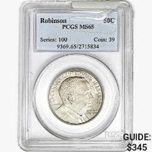 1936 Robinson Half Dollar PCGS MS65