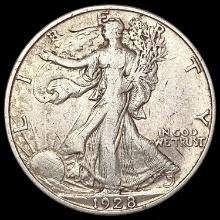 1928-S Walking Liberty Half Dollar LIGHTLY CIRCULATED