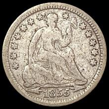 1855 Seated Liberty Half Dime NICELY CIRCULATED