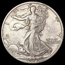 1929-S Walking Liberty Half Dollar LIGHTLY CIRCULATED