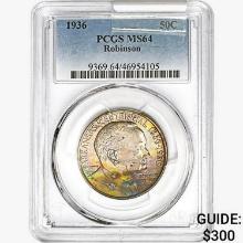 1936 Robinson Half Dollar PCGS MS64