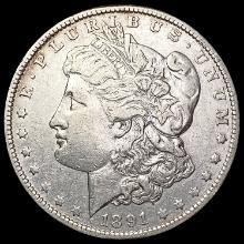 1891-O Morgan Silver Dollar CLOSELY UNCIRCULATED