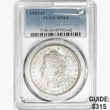 1883-0 Morgan Silver Dollar PCGS MS64