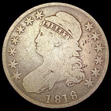 1818 Capped Bust Half Dollar NICELY CIRCULATED