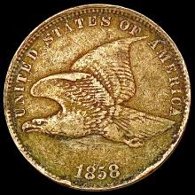 1858 Flying Eagle Cent LIGHTLY CIRCULATED